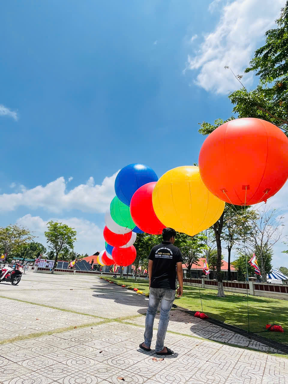 bóng khí cầu quảng cáo
