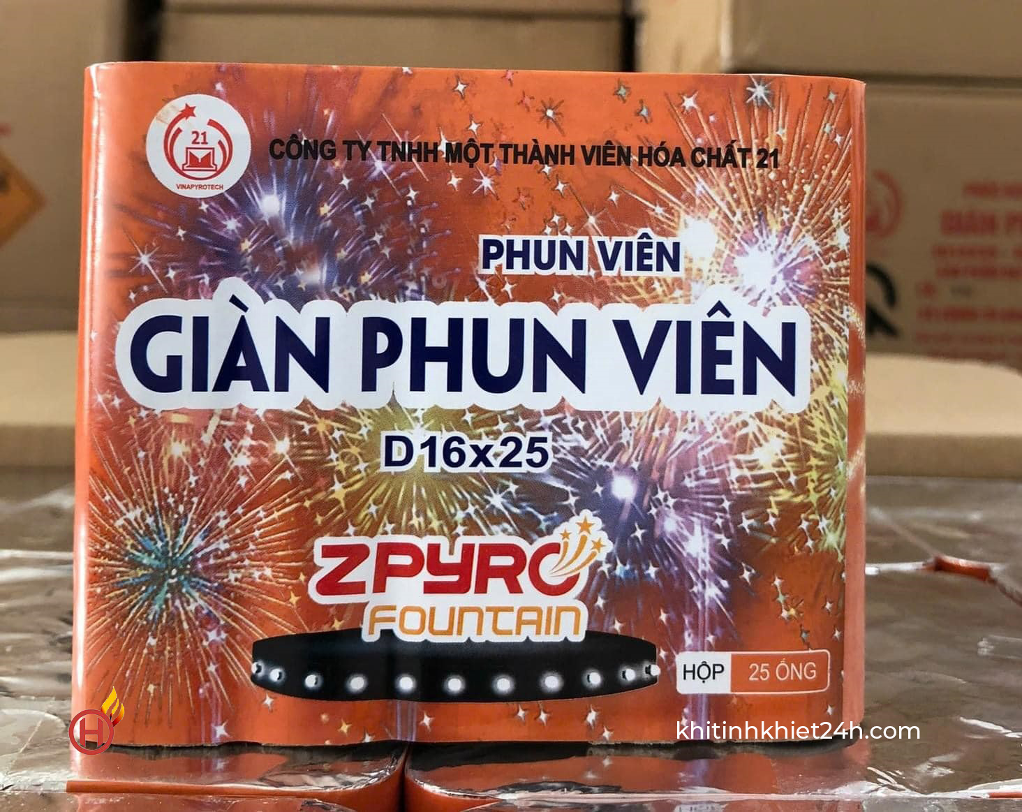 giàn phun viên zpyro fountain